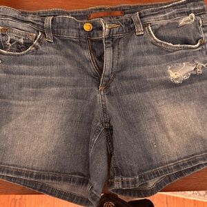 Joe's Jeans Blue Denim Shorts